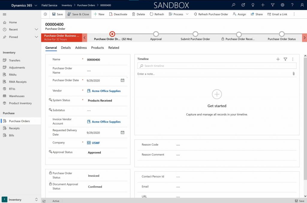 Dynamics 365 Supply Chain Management