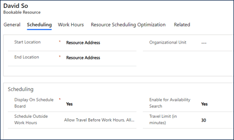 RSO (Resource Scheduling Optimization)